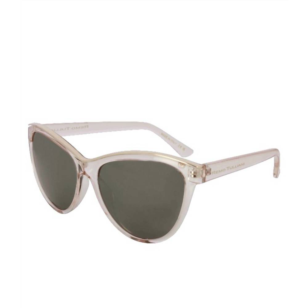 NEW REMO TULLIANI seduction sunglasses in pink clear/black
